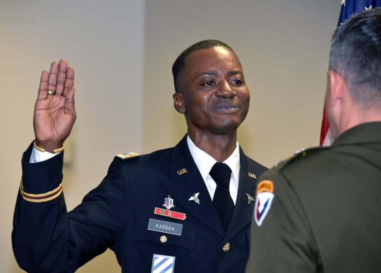 A Sierra Leonean becomes a U.S. Army lieutenant colonel