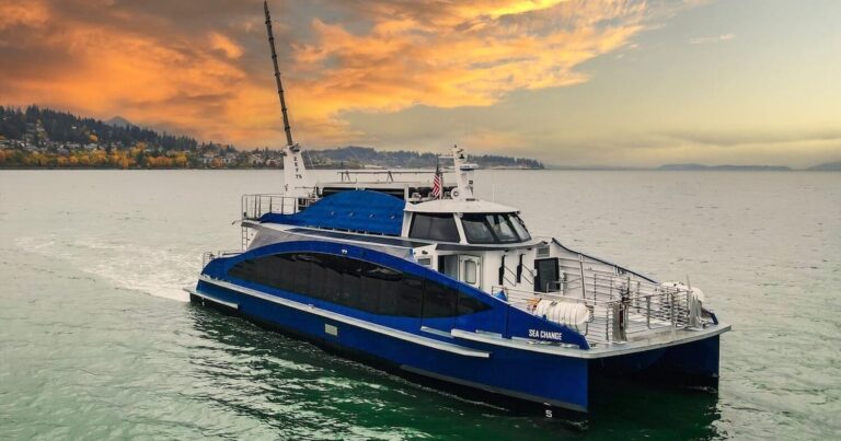 America’s first hydrogen-powered ferry is about to set sail