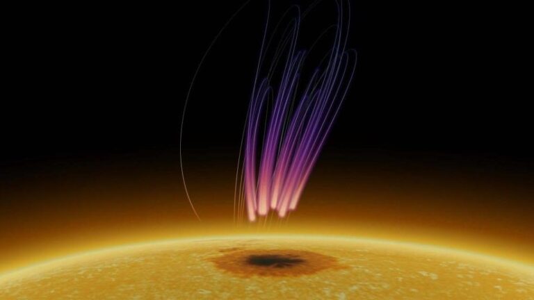 Astronomers spot aurora on solar for first time